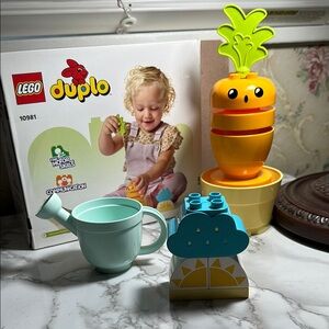 Lego Orange and Yellow Building Blocks Set